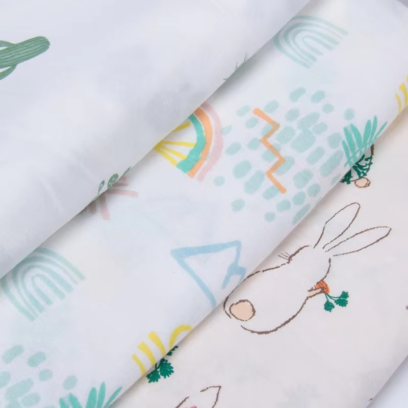 Organic Natural Jersey Cotton Spandex Fabric for Baby Clothes