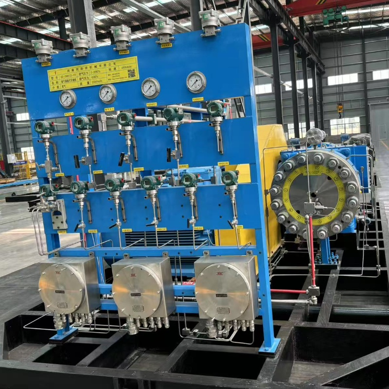 Compresor reforzador de gas H2 de alta pureza 99,999 % para oxígeno