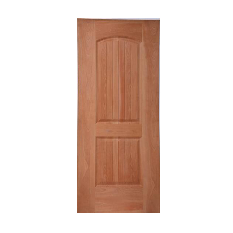 Parement de porte en HDF bois naturel placage teck