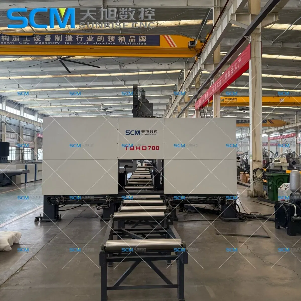 CNC Drilling Machine for Steel Beam Pipe Steel Structure Tube Plate Profiles Beam Drilling Milling Machine