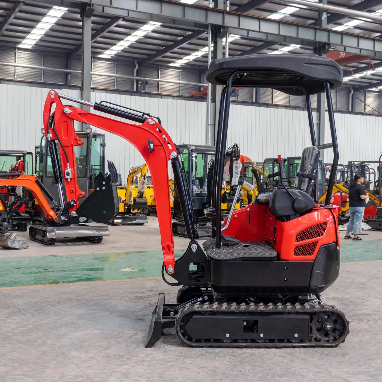 EPA Euro 5 1.6 Ton Mini Excavator Hydraulic Mini Digger