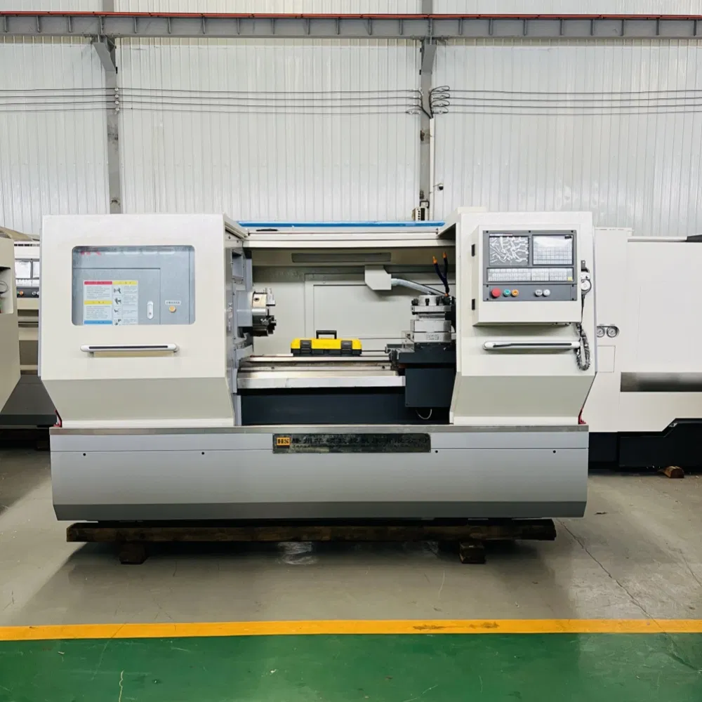 Hochpräzisions-CNC-Drehmaschine für die Metallverarbeitung mit Flachbettdesign