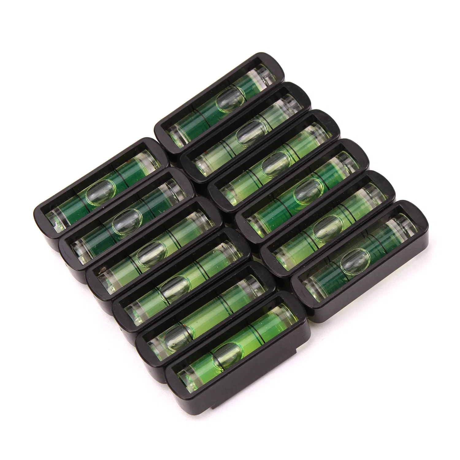 Mini Spirit Level Bubble Square 29mm Level Vial with Black Case
