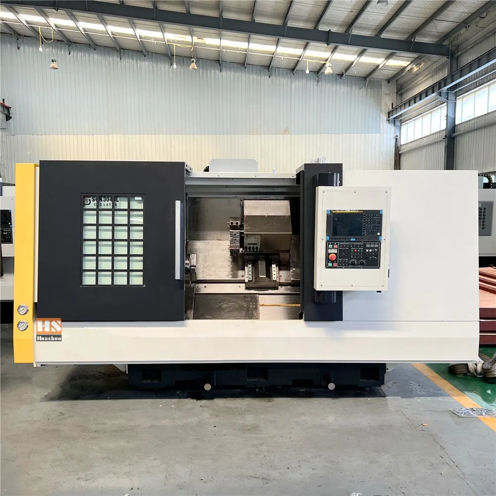 Tour à métaux CNC à banc incliné TCK560 pour le traitement du métal