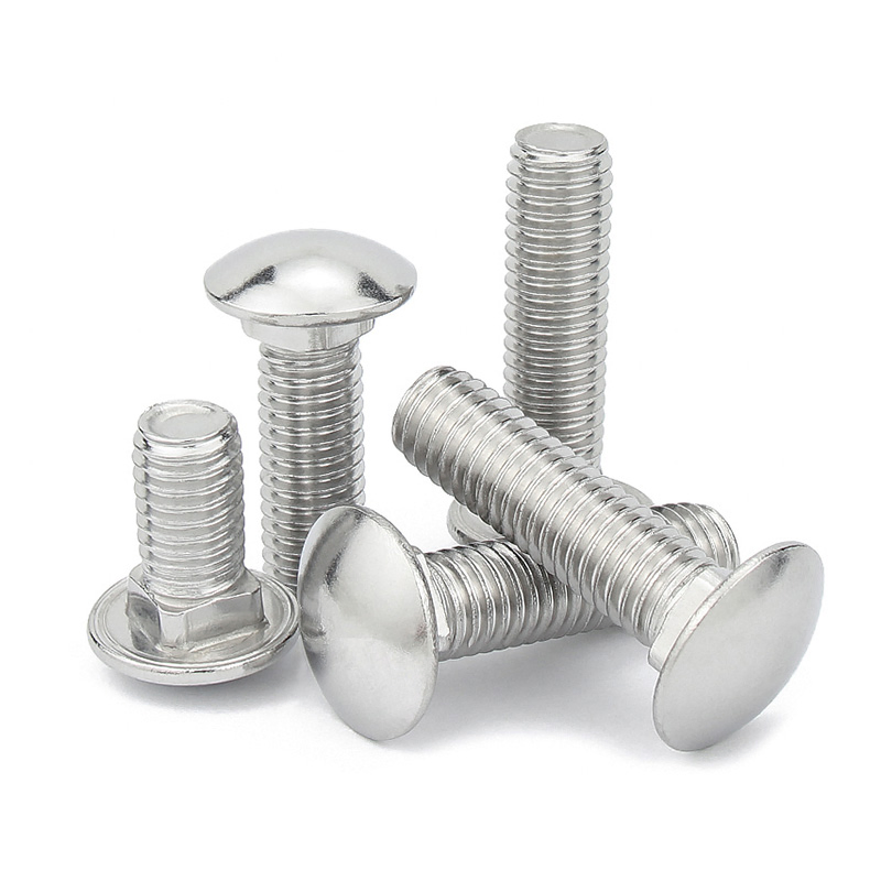 Carriage Bolt Flat Head with Square Fasteners Bolt Screw