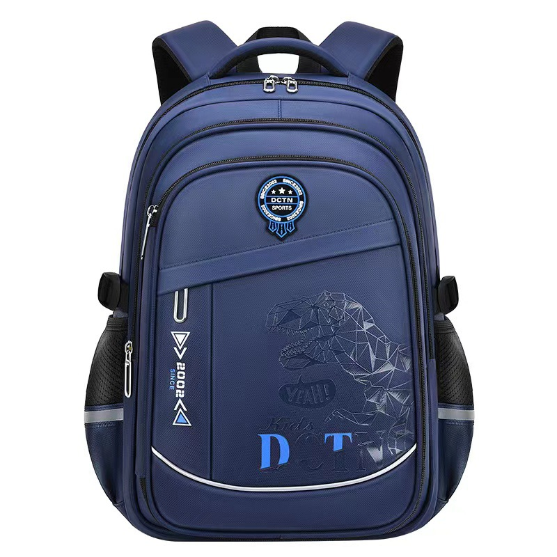 Streamlined Primary School Backpack Large Capacity Waterproof Luminous Durable Kids Bag