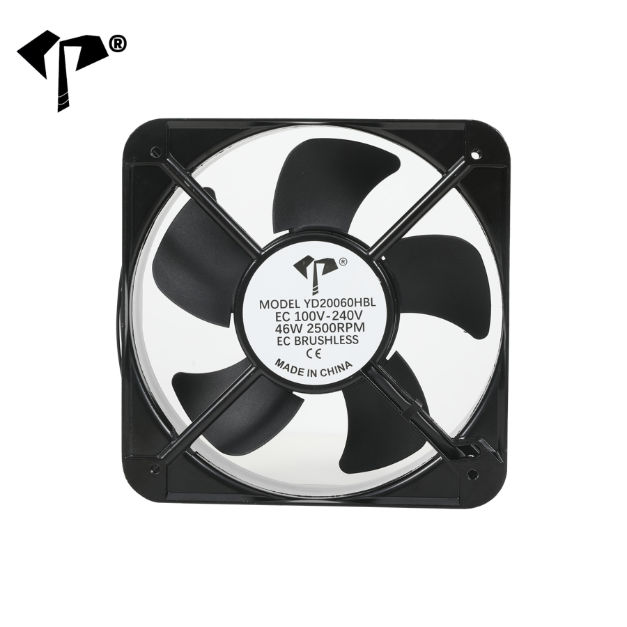20060 8 Inch High-Performance Thermal Plastic DC Cooling Fan with Optional