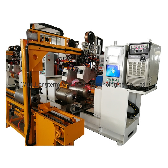 Machine de soudage MIG pour la circonférence des bouteilles de gaz GPL