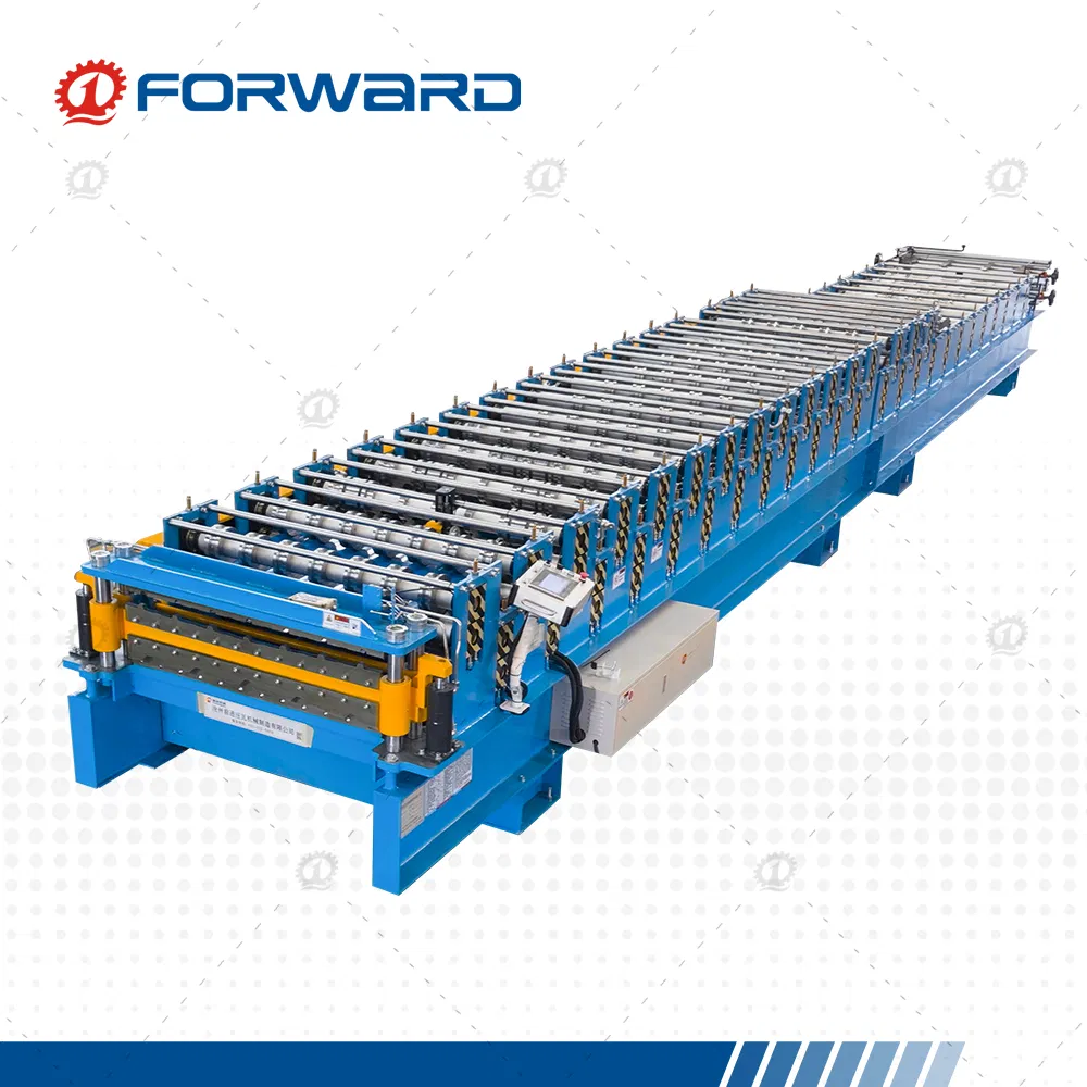 Dual Layer Roll Forming Machine for Two Different Trapezoidal Roof Panels