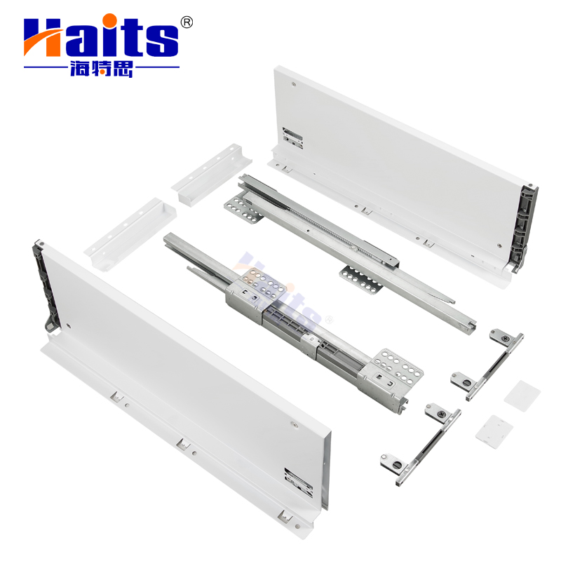 Multi Color Double Wall Metal Drawer Assembly System 86-199mm Height
