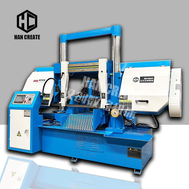 CNC Horizontal Band Saw Machine GHS4250 Automatic Double Column Metal Cutting Band Saw