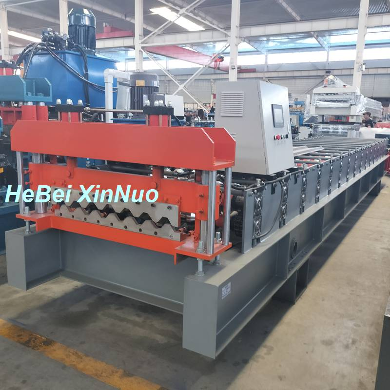 High-Precision 16-Roll 125-760 Single Sheet Corrugated Roofing Tile Roll Forming Machine