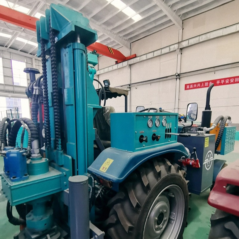 Trivellatrice idraulica rotativa per pozzi d'acqua con montaggio su trattore Hfj180t 180m