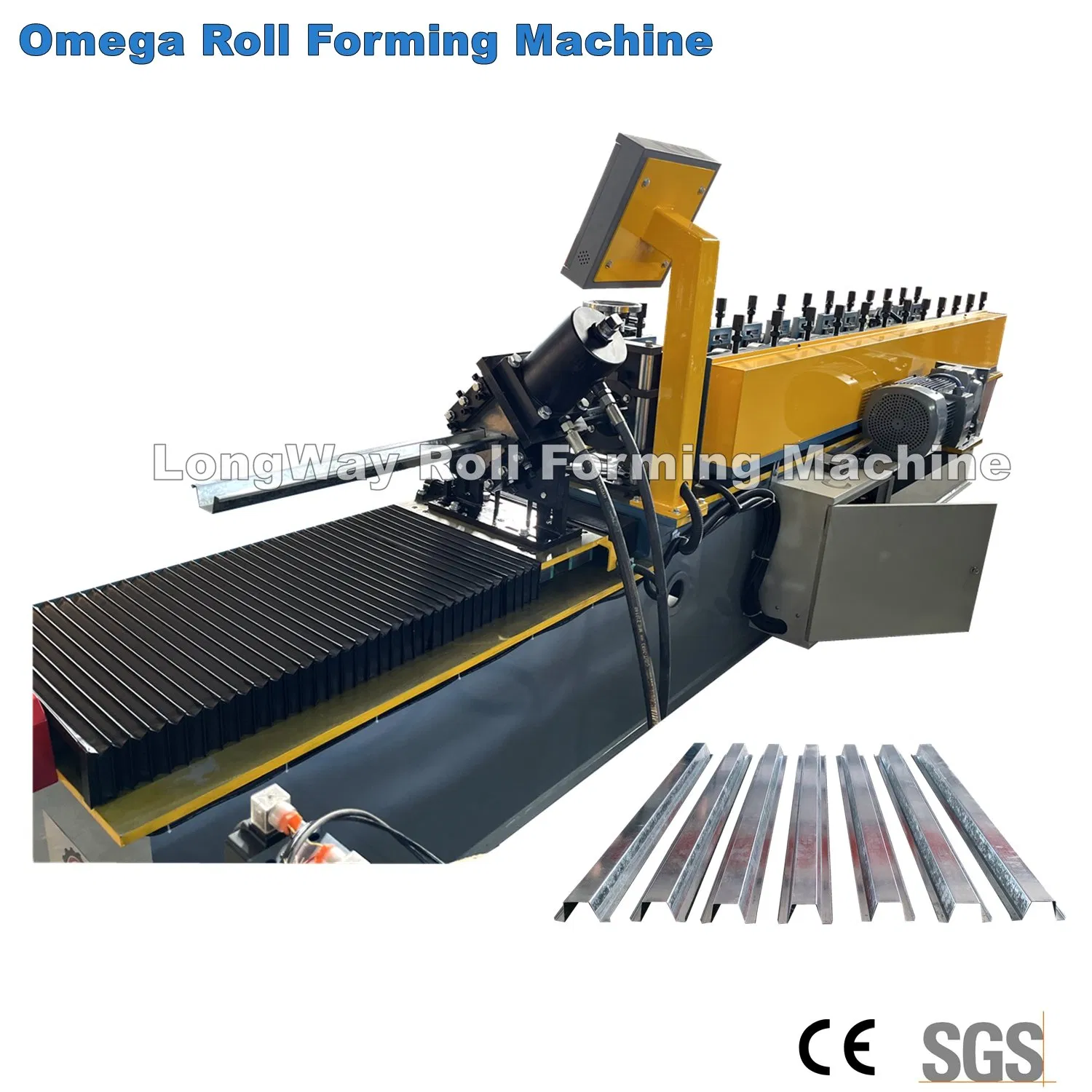 Máquina perfiladora de acero ligero para perfiles Omega de placas de yeso galvanizadas