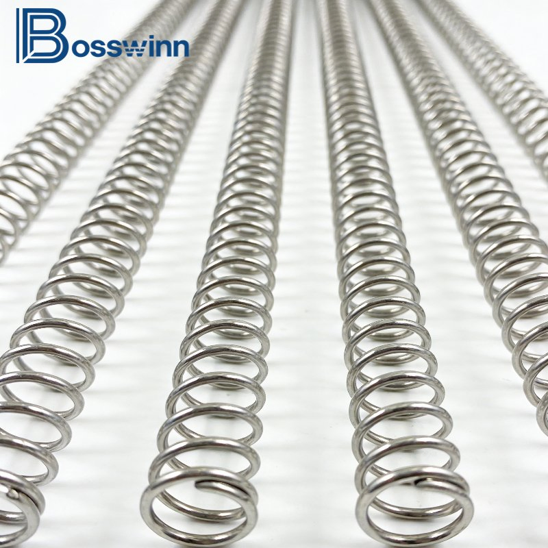 Stainless Steel Long Coil Springs Extension Springs Custom Compression Springs Heavy-Duty Industrial Springs