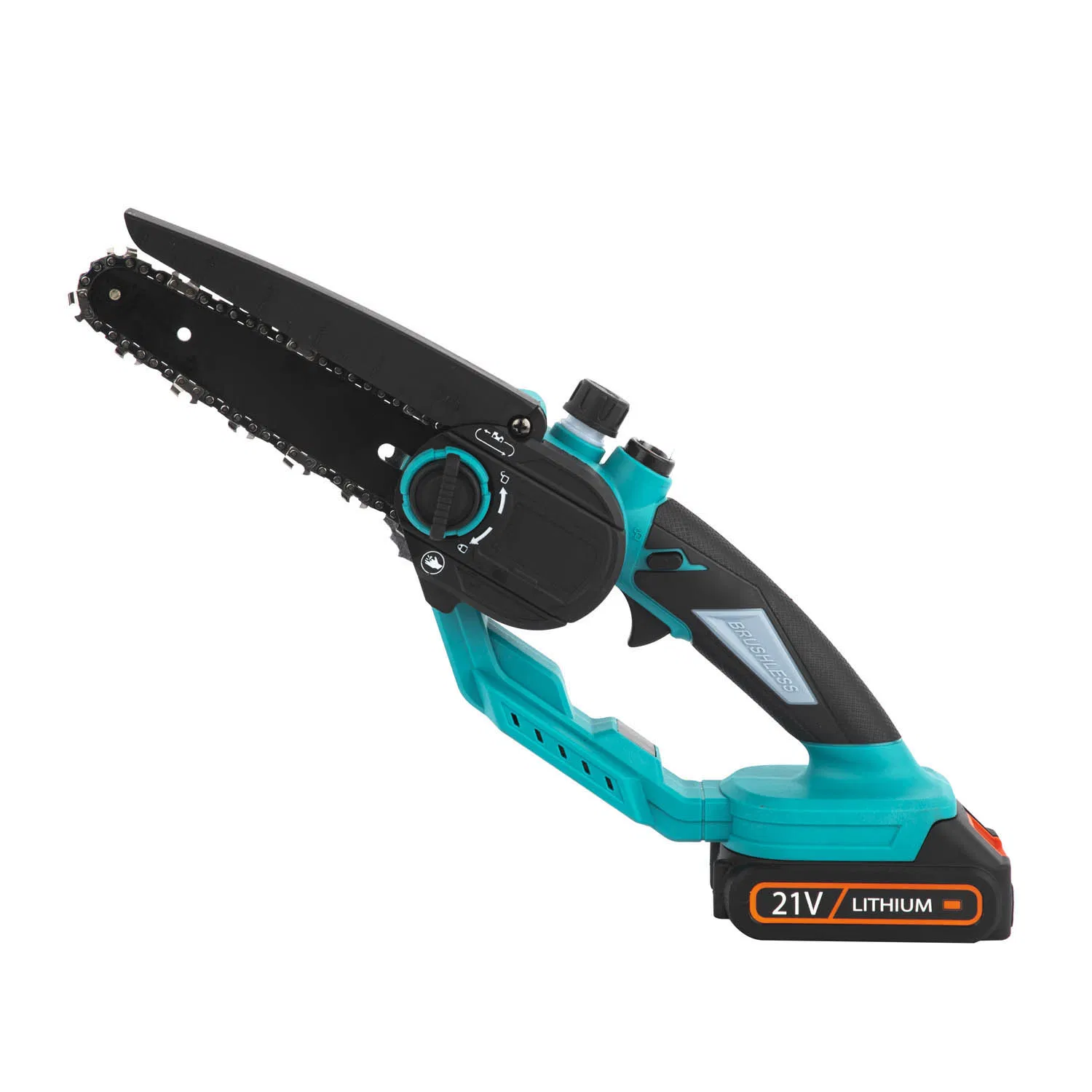 Lithium 6-8 Inches Brushless Professional Battery Rechargeable Single Hand Garden Tool Chain Saw Gardening Tool Kit Electric Chainsaw for Sale