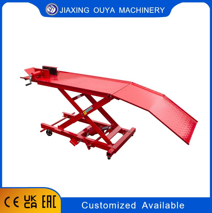 Table élévatrice hydraulique à ciseaux pour moto 1000 lbs