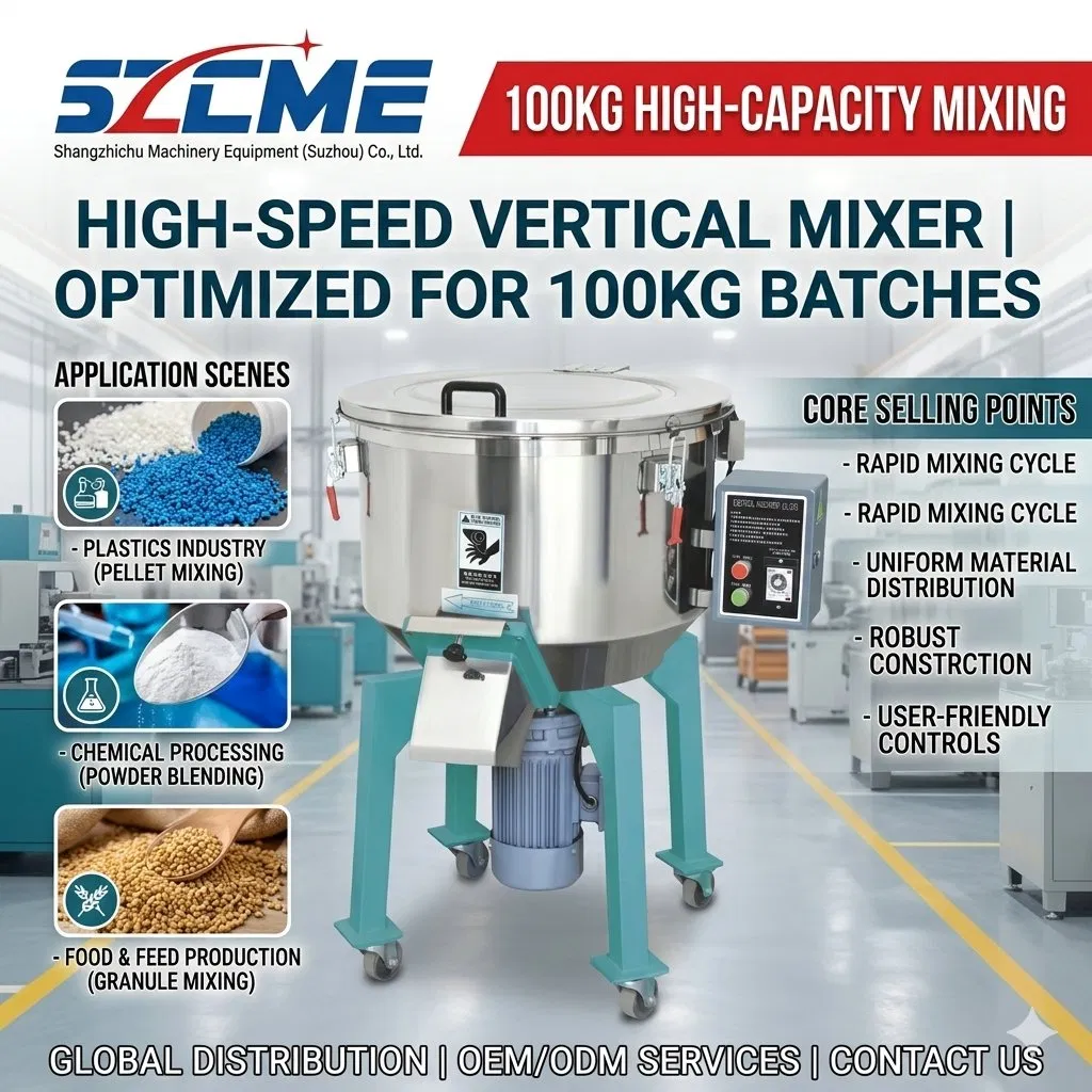 100kg Vertical Mixer with Frequency Conversion Control Motor