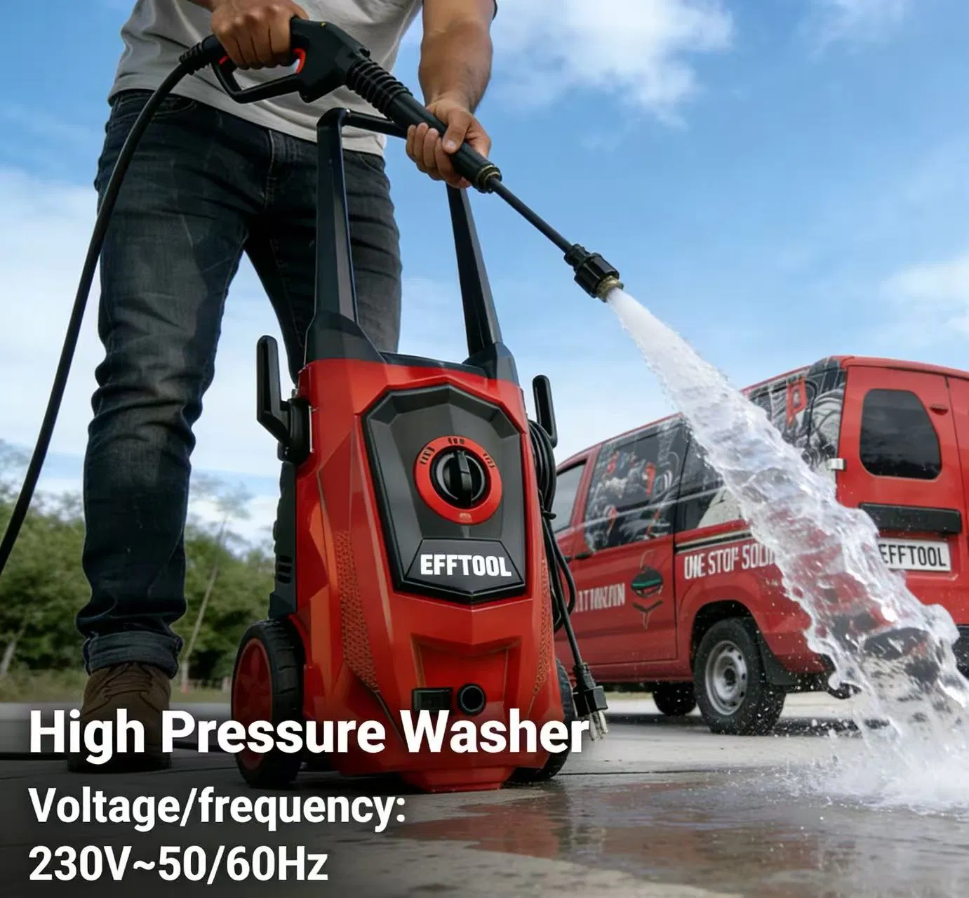 Efftool Brand Strong Impact High Quality High Pressure Washer