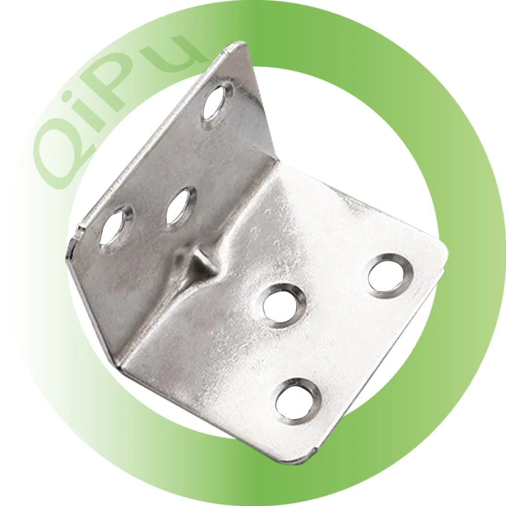 L-Shaped Metal Right Angle Mounting Bracket for Home Furniture Corner
