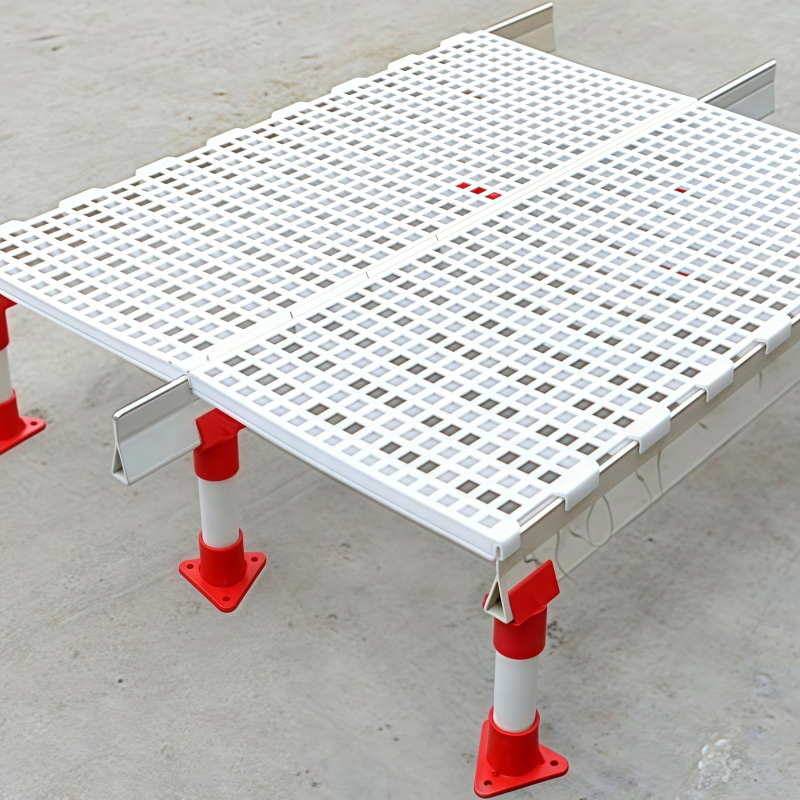 Chicken Floor with Leaking Manure, Chicken Duck and Goose Plastic Manure Separator, Farming Plastic Slatted Floor, PVC Plastic Laminate Flooring
