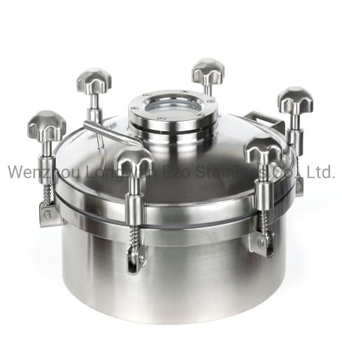 Stainless Steel Hygienic Round Tank Cover
