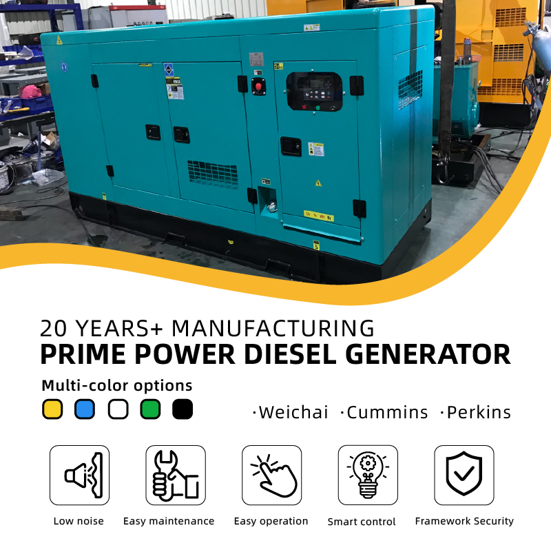 Cummings Perkings Wechai Yuchai Deutz Sdec Super Silent 30kw 50kw 100kw Diesel Generator
