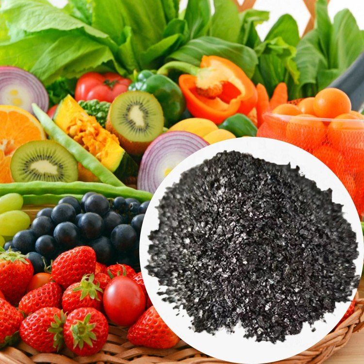 High-Quality Potassium Humate 98% Flakes for Agriculture Use