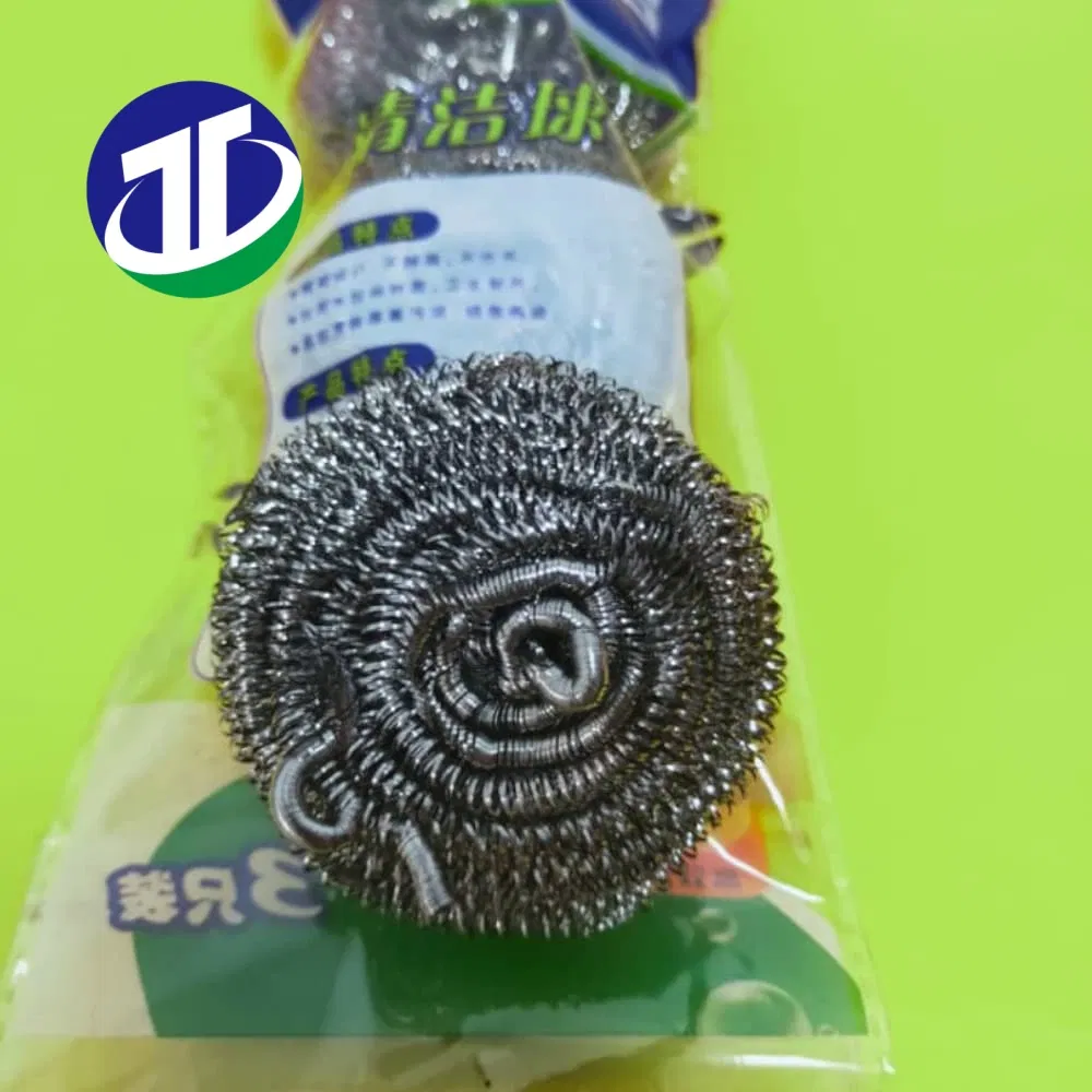 Kitchen Cleaning Scourer with Stainless Steel Wire