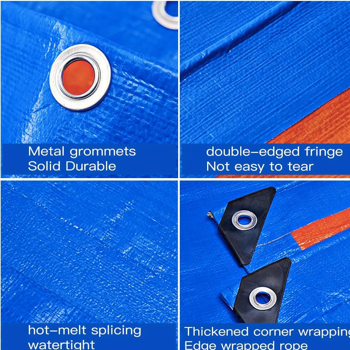 Durable Waterproof Heavy Duty PE Tarpaulin for Packaging Goods