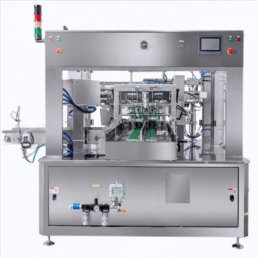 Automatic Rotary Premade Pouch Doypack Liquid Beverage Filling and Sealing Food Packing Machine