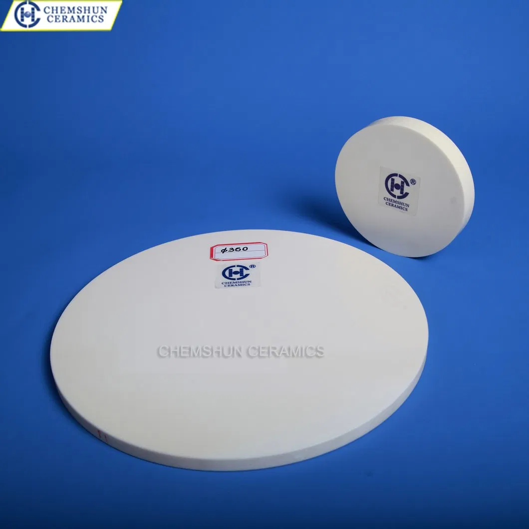Piastra in ceramica di allumina Chemshun al 99,7% per la lucidatura di wafer per CMP
