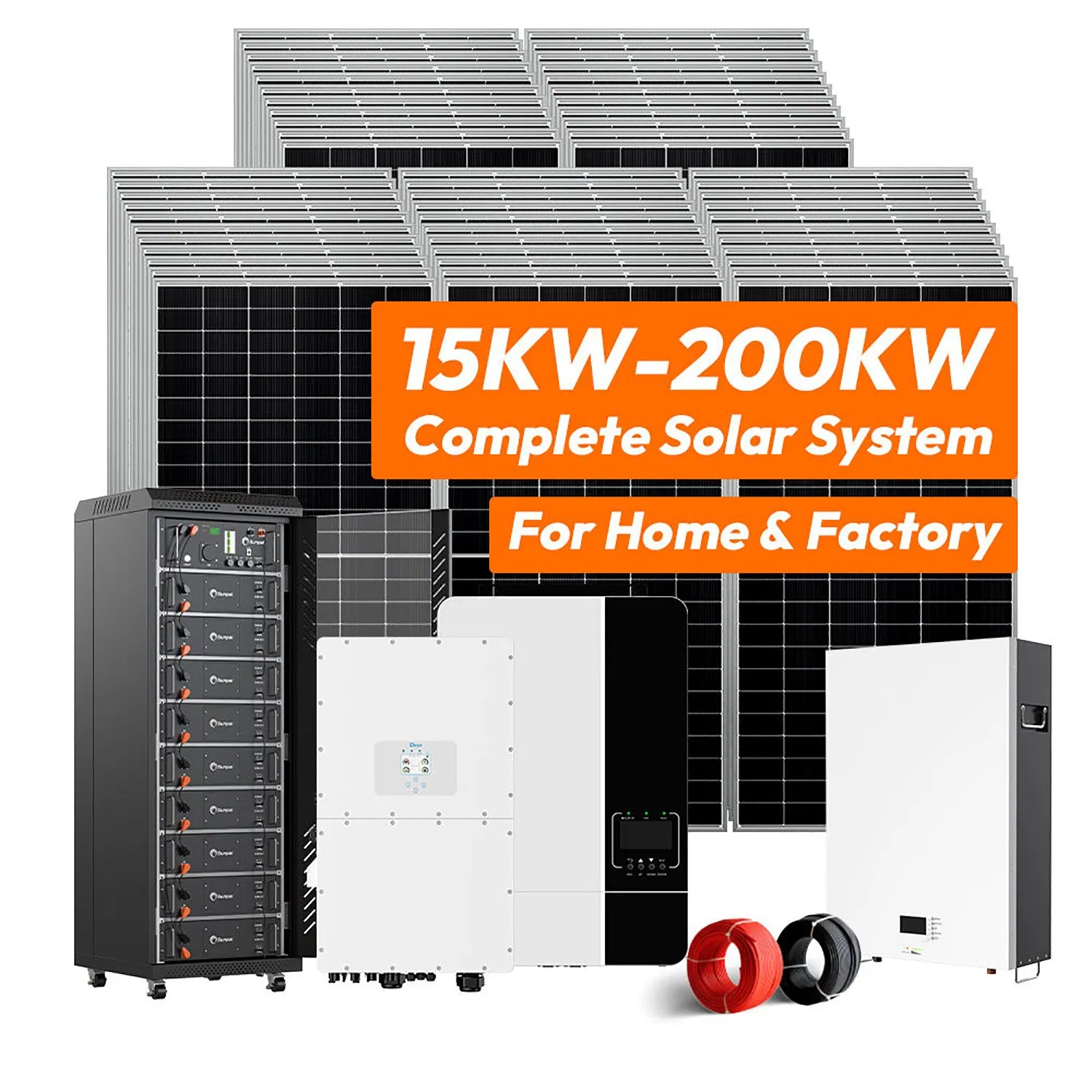 High Efficiency LiFePO4 Home Energy Storage System for Off-Grid Solar Solutions