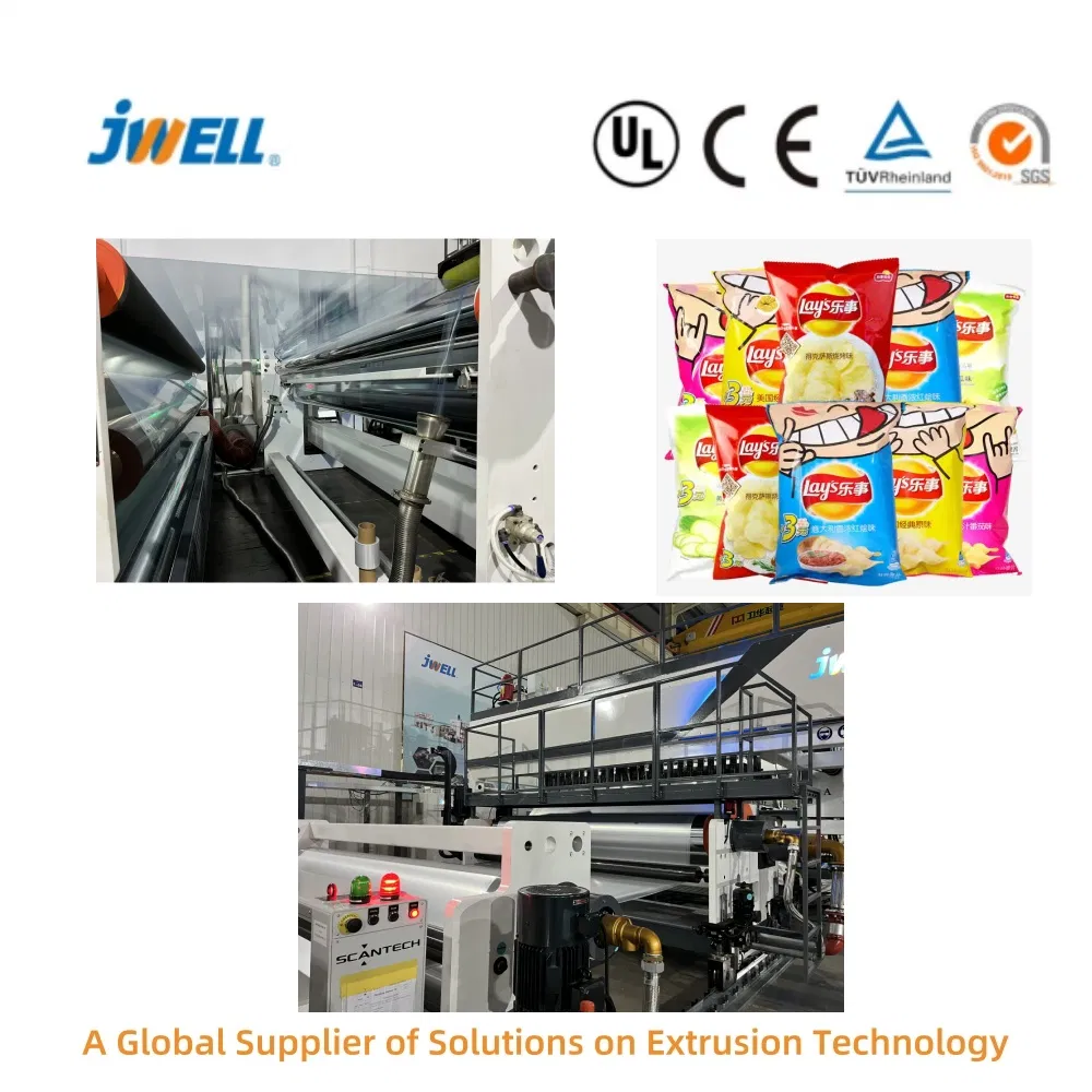 Línea de producción de película de aluminio metalizado fundido