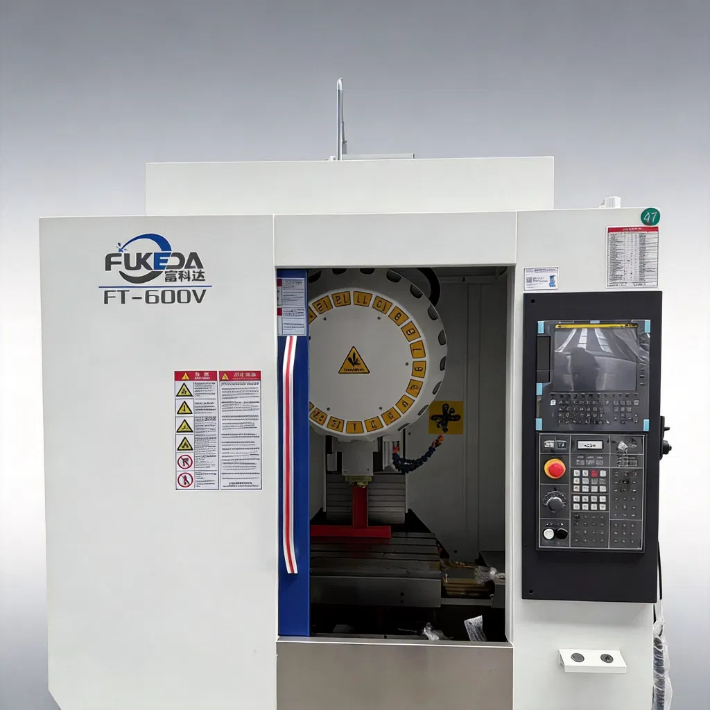 FT-600V 3-Axis High-Speed CNC Drilling & Tapping Machine, Precision Metal Machining Center