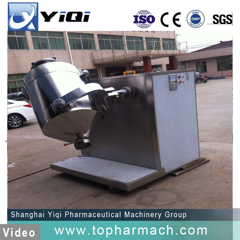 Three Dimensional Blender Mixer Mixing Machine for Food, Chemical, Pharmaceutical Industry