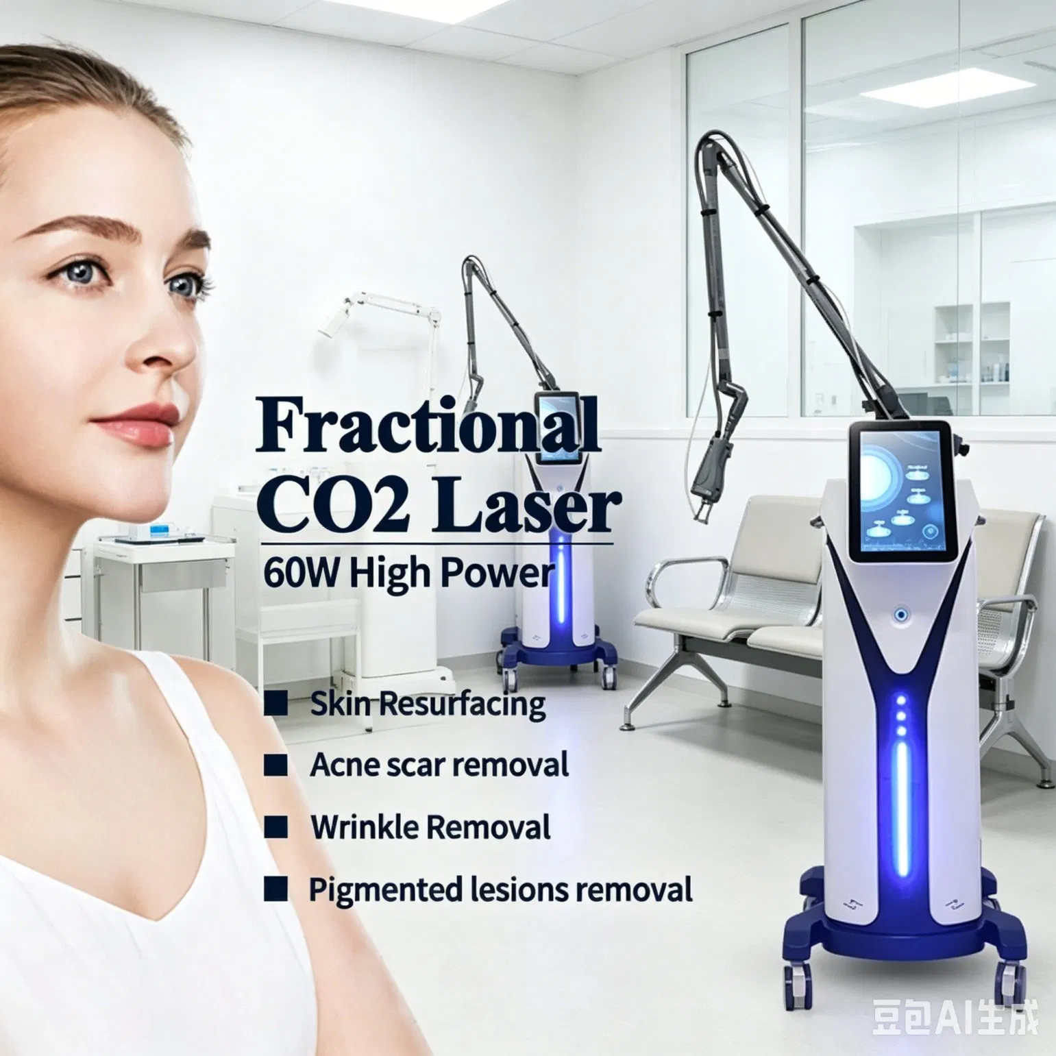 CO2 Fractional Laser Postpartum Recovery Beauty Salon Device