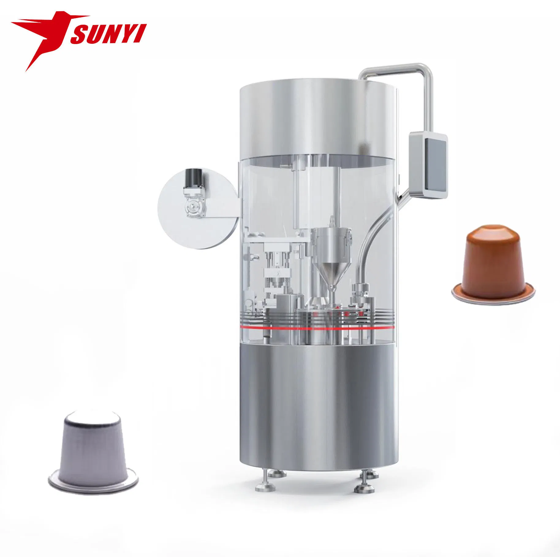 Sunyi Rotary Type Dolce Gusto Coffee Capsules Filling Sealing Machine