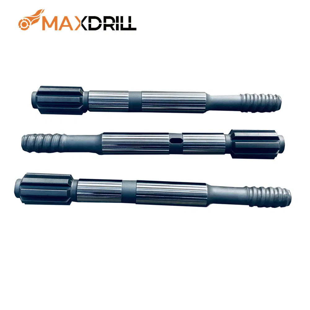 Maxdrill T45 600mm Shank Adapter Thread Drill Pipe Drilling Rods Mining Machinery Parts for Hl710
