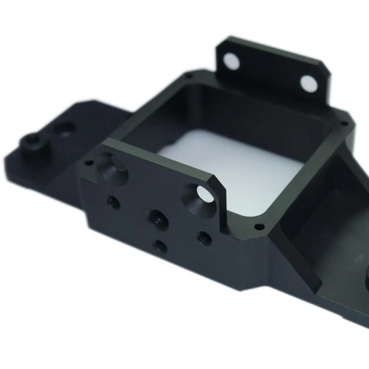 Anodized Black Aluminum Outer Frame for Robot Welding Equipment - CNC Milled