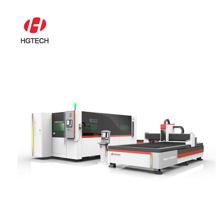Hgtech GF3015 CNC Faserlaser-Schneidemaschine 1000W 2000W 3000W für Blechschneiden