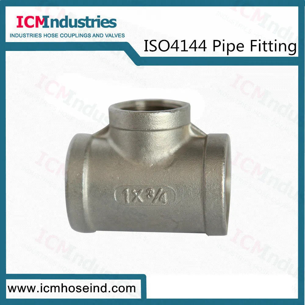 150lb Stainless Steel Pipe Fitting Thread Tee