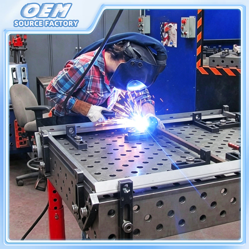 Precision Iron Casting 3D Flexible Modular Welding Table with Jigs/Fixtures