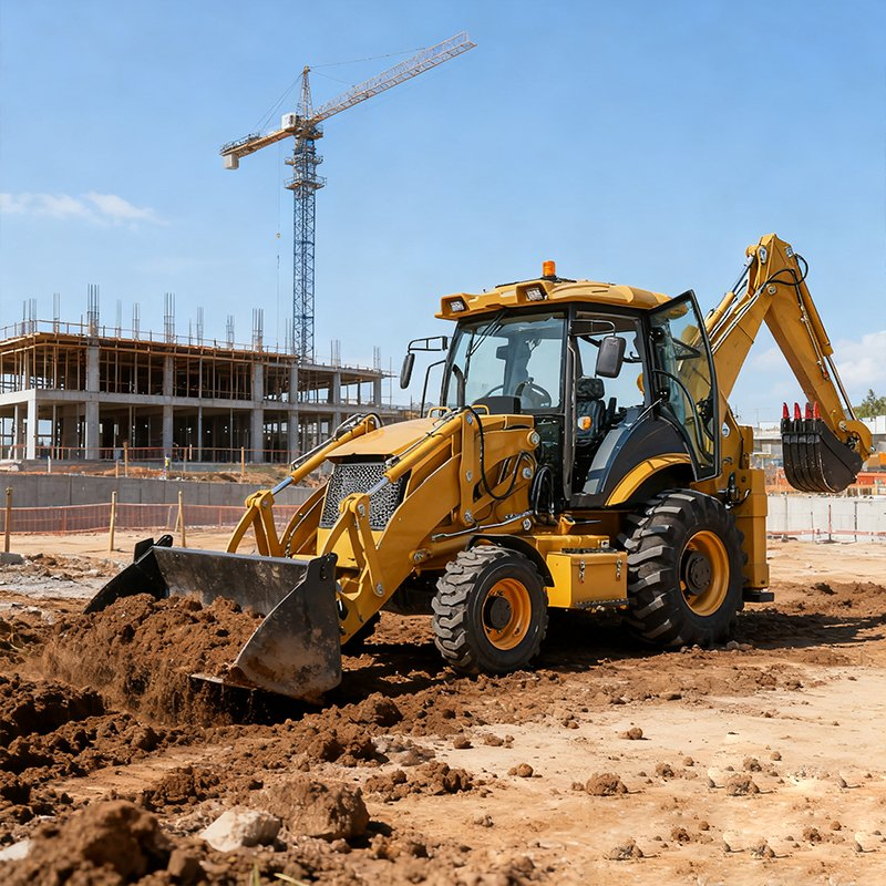 Customizable Telescopic Wheel Durable Loader Backhoe