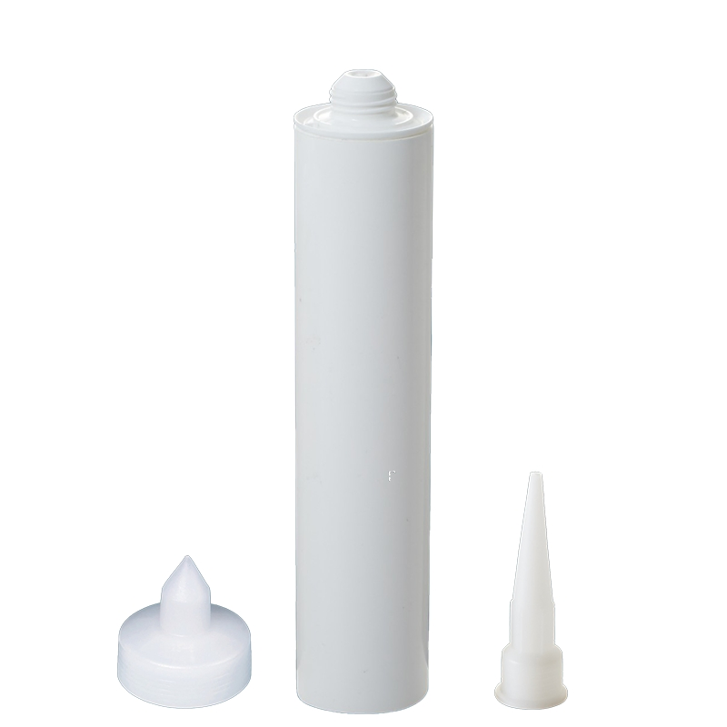 Cartouche en plastique HDPE résistant aux produits chimiques de qualité industrielle pour l'emballage de mastic silicone/MS/PU et d'adhésif