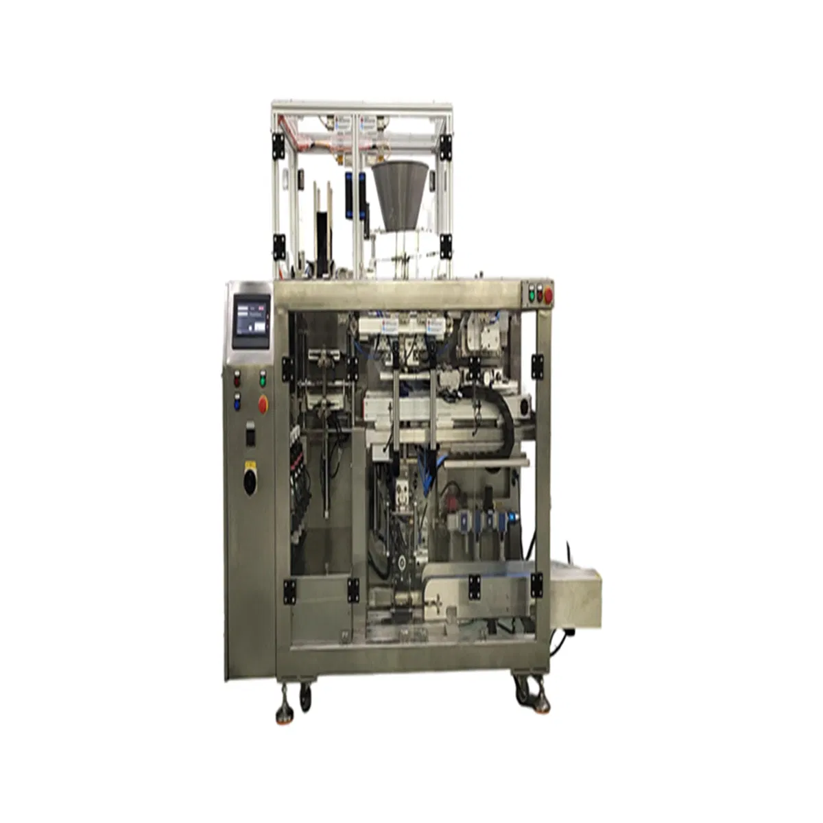 Automatische horizontale Form-Füll-Siegel-Verpackungsmaschine für vorgefertigte Seitenfaltenbeutel