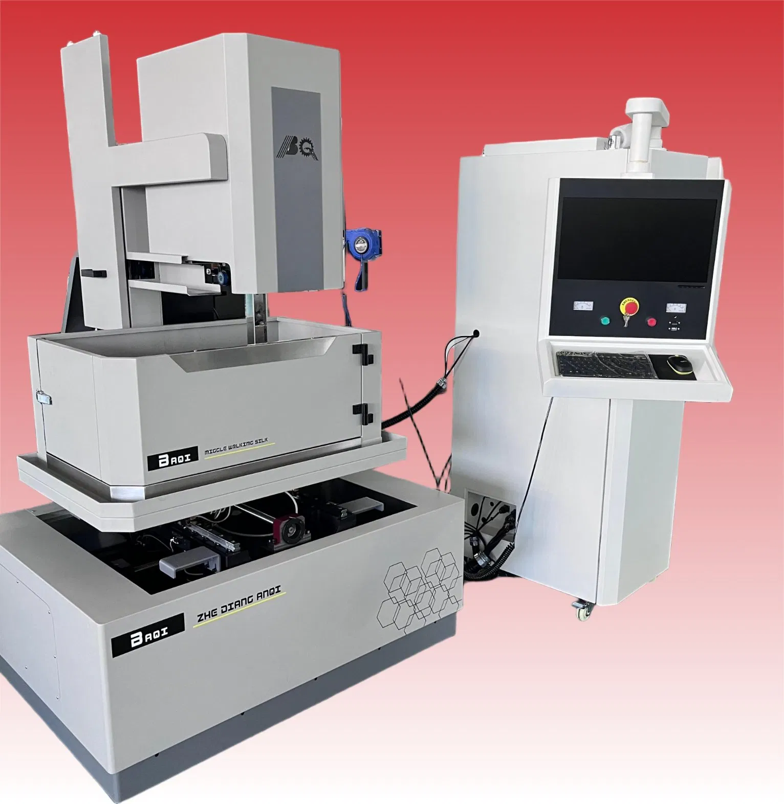 Charmful Bq400 Medium-Speed Wire Cut EDM Machine for Metal Processing