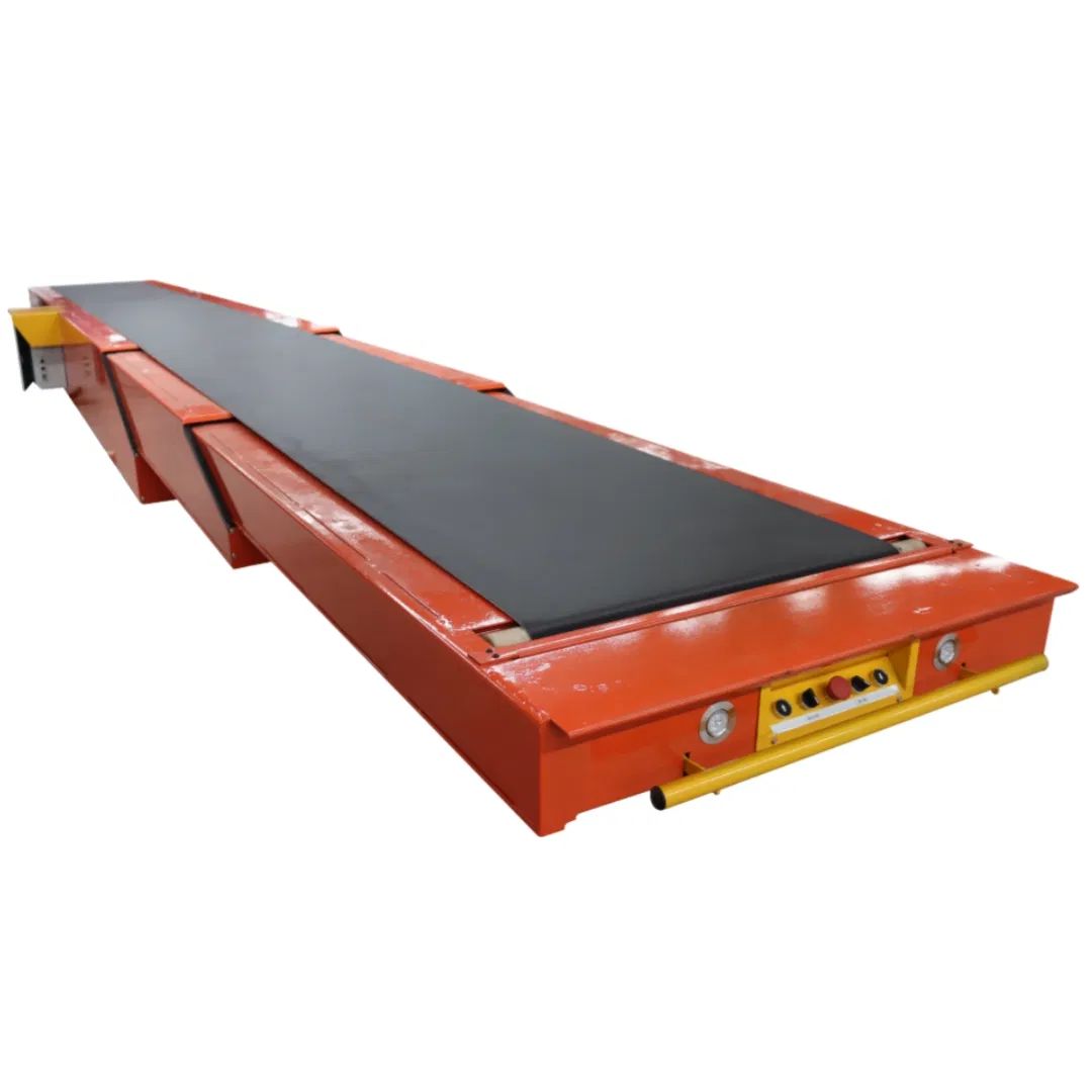 3 Section 14 Meters Fixed Telescopic Belt Conveyor