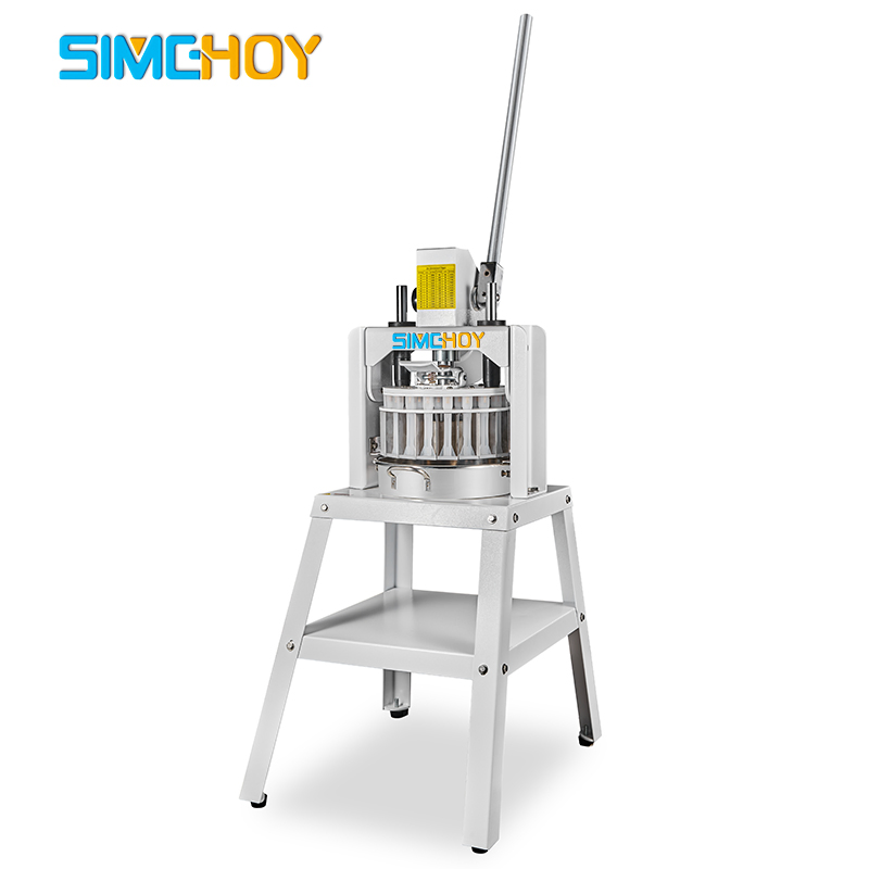 Simghoy Máquina Cortadora de Masa Manual de Acero Inoxidable Divisora de Masa para Panadería