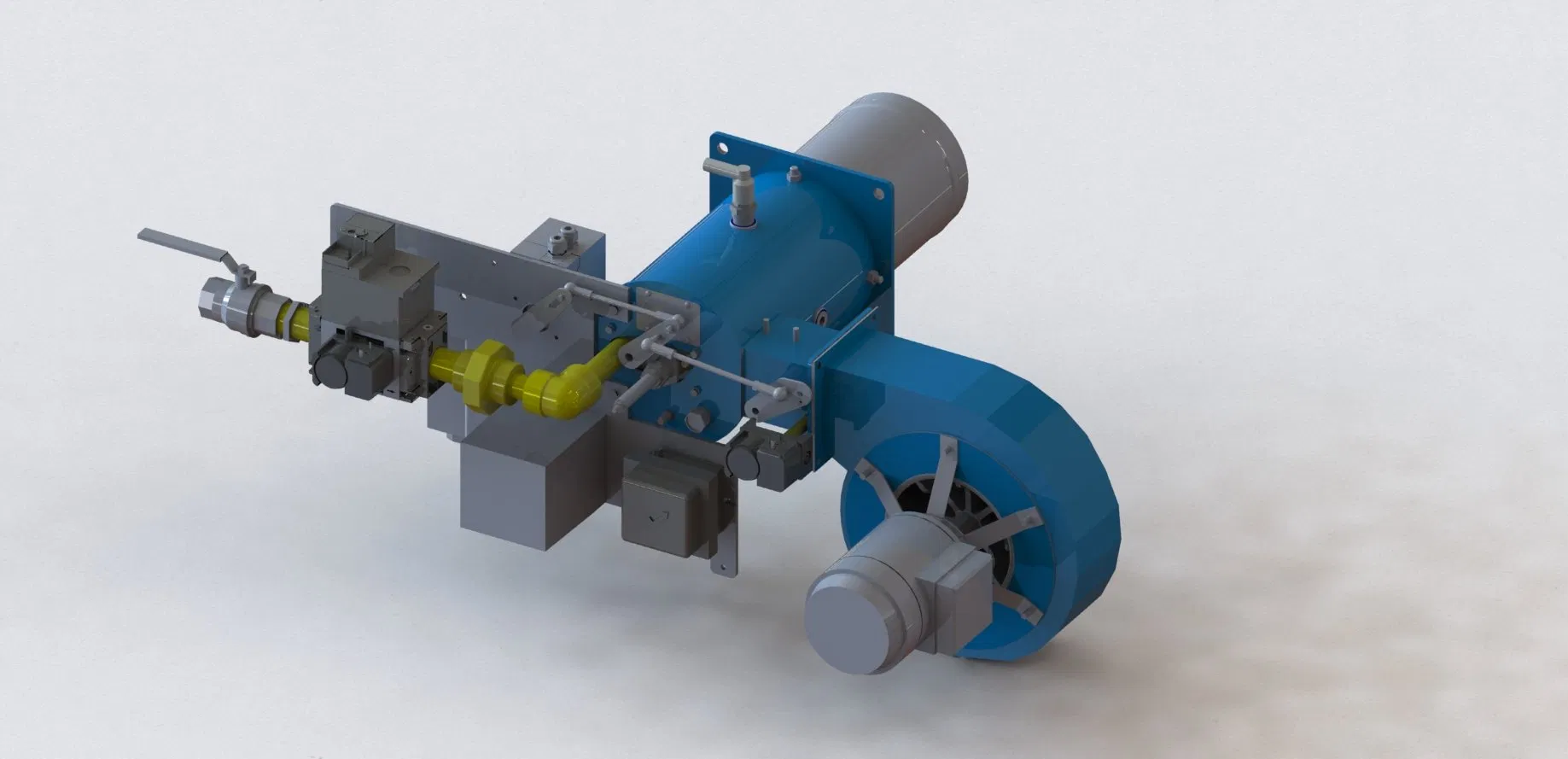 Direct Heating Combustion System Industrial Burner for Textile Machine